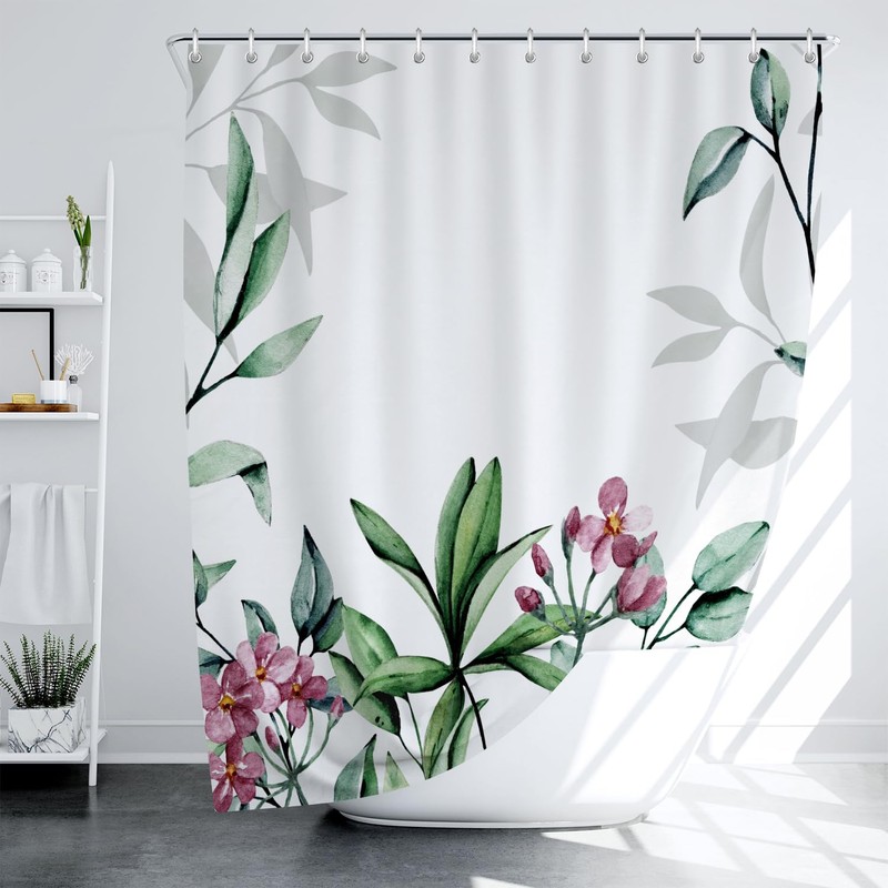 LIVETTY Shower Curtain 180x180cm Bathroom curtain For Women & Men