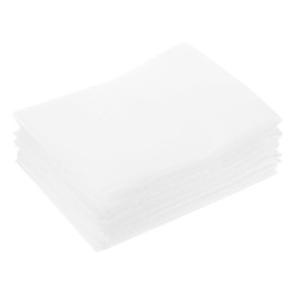 MECCANIXITY Foam Packing Pouches, 100 Pack 7 Inch x 8 Inch Wrap Bubble Pouches Cushion Foam Packing Supplies Packing sleeves White for Dishes Furniture Glasses Cups Moving Storage
