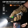 LED Tactical Flashlight Rechargeable - One Click SOS, Super Bright