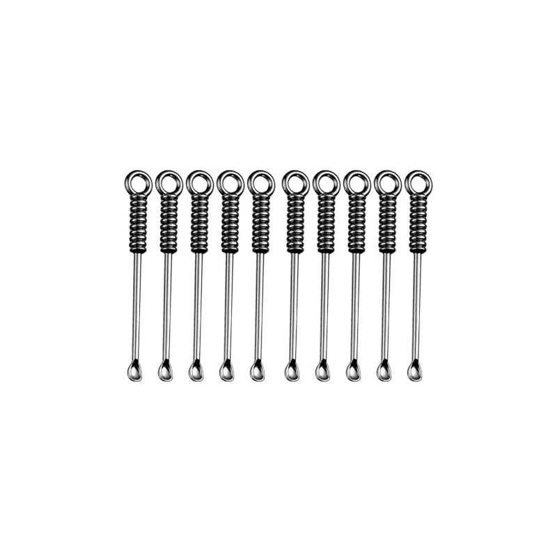 10 Pieces Stainless Steel Mini Spoon Micro Measuring Spoon Set