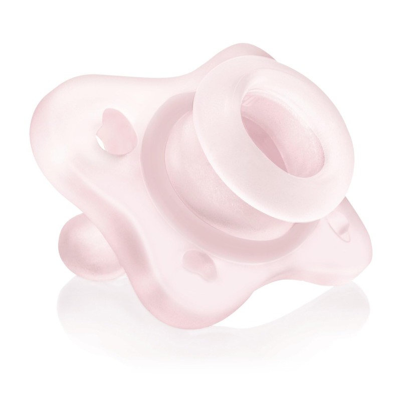 Chicco PhysioForma Pacifier Set 0-6 Months for Girls, Set of
