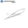 OdontoMed2011 Castroviejo Needle Holder 9" Straight with Lock Round Handle