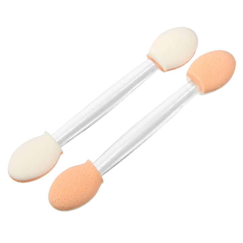 VOCOSTE Eyeshadow Brush, Sponge Tip, Disposable Double Eye Shadow Brush,
