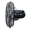 Good Housekeeping 92612 All-Metal 12" Retro Desk Office Table Fan