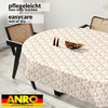 ANRO Oilcloth Tablecloth, Washable, Oilcloth, Garden Tablecloth, Outdoor, Indoor, Oval,