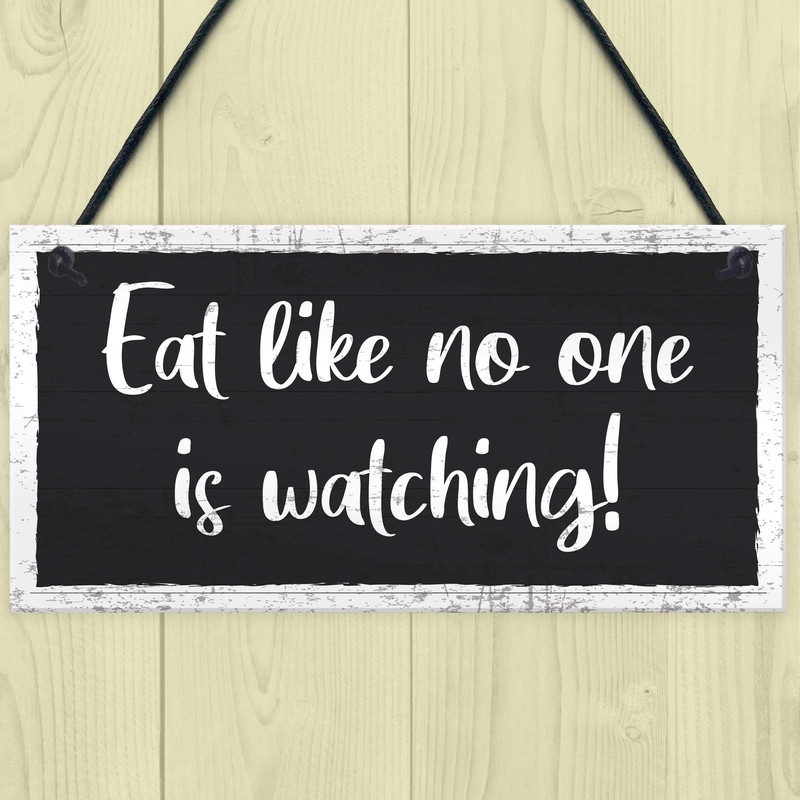 RED OCEAN Shabby Chic Sign Funny Kitchen Plaque Hanging Wall