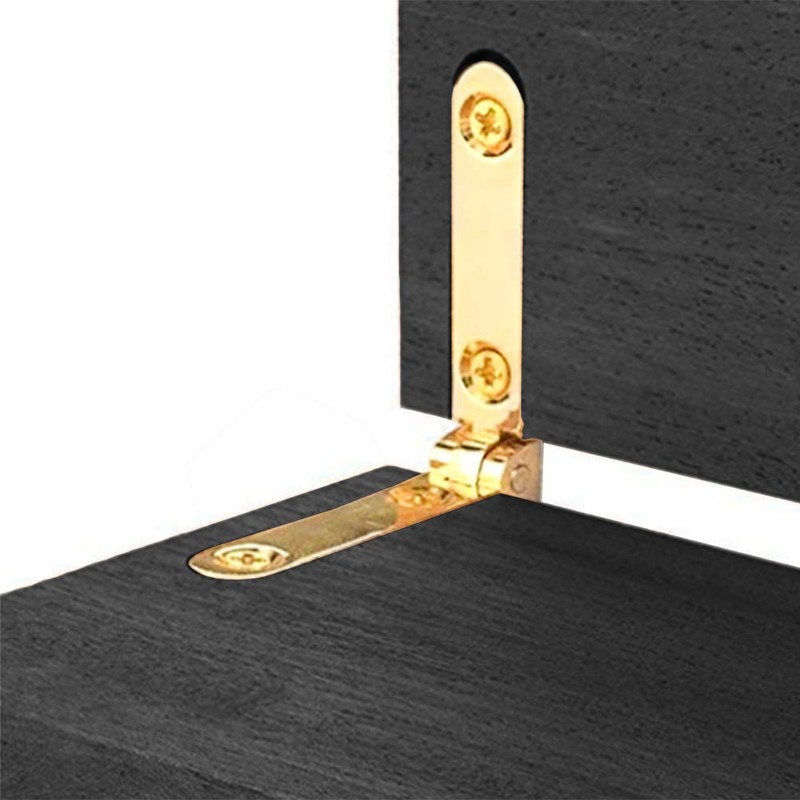 INCREWAY Angle Box Hinge, 20Pcs Zinc Alloy 90 Degree Angle