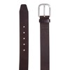 Brax Men's Masterpiece Belt, Plain Buffalo Leather with American Silver