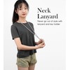 SENLLY Lanyard for keys, original minimalist design, ID holder, neck