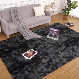 FairOnly Shag Area Rugs 9x12 Large Plush Rug for Bedroom Fluffy Fuzzy Soft Carpet,Large Plush Shaggy Bedside Rug,Non-Slip Plush Indoor Living Room Rug for Kids Boys College Dorm Home Decor
