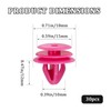 30pcs Door Trim Panel Retainer Clips Fastener Replacement for 82315-27000,