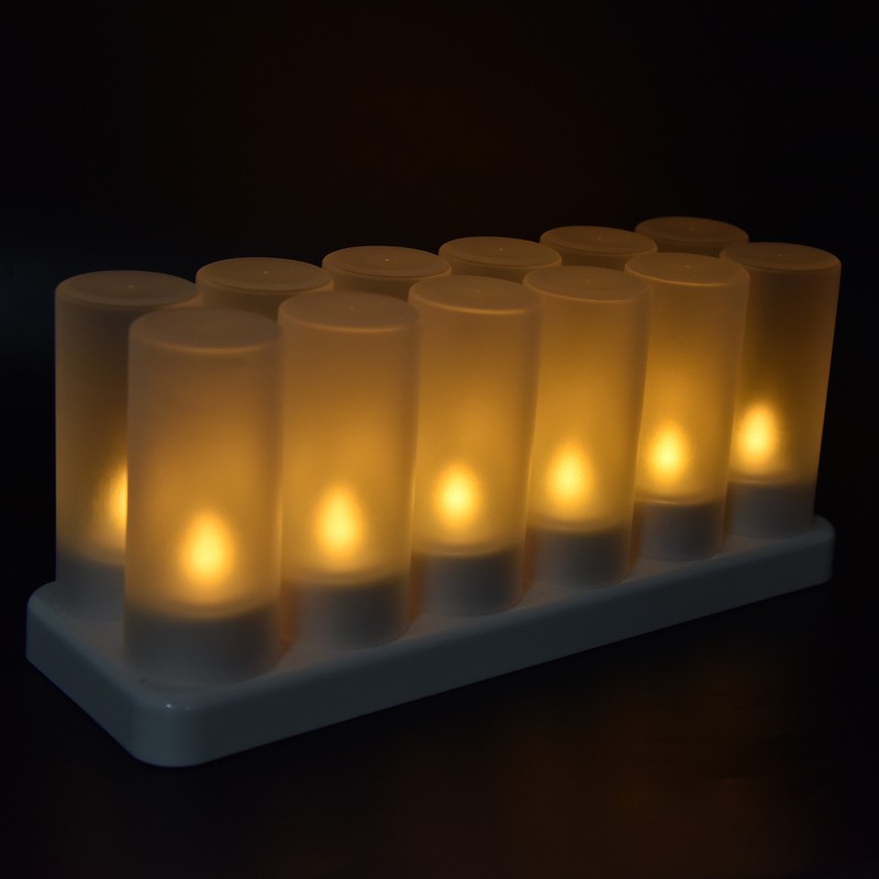 Candle Light Safe Reusable Simulated Flameless LED Candles Light for