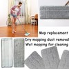 8 PCS Microfibre Mop Pads Mop Heads Replacement Cleaning Pad