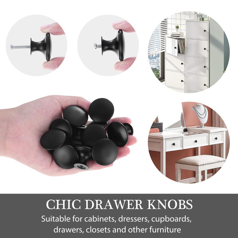 TsunNee 12PCS Vintage Cabinet Knobs, Chic Drawer Knobs, Antique Kitchen