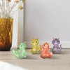 Cabilock Mini Dragon Garden Layout Decors 4pcs Dragon Figurine Decorative