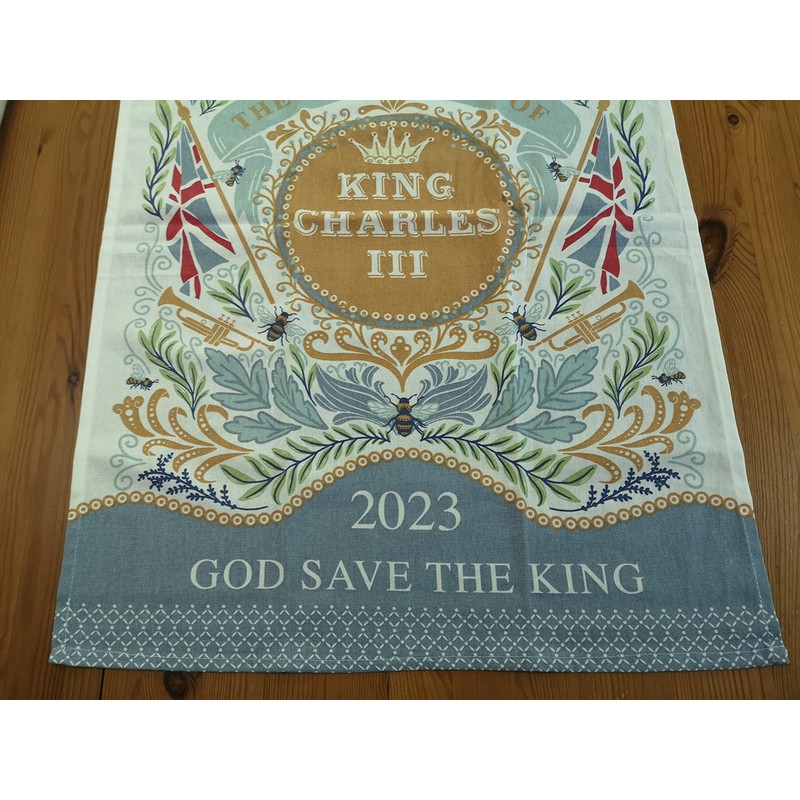 Ulster Weavers King Charles III Coronation 100% Cotton Tea Towel