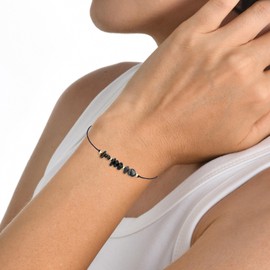 yfstyle Healing Crystal Beaded Bracelets Natural Gemstone Chip Crystal Bracelet Anxiety Protection Empath Strand Crystal Spiritual Bracelets Amethyst Tiger Eye Bracelets Protection Chip