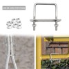 HOLAHOLA U Shackle Threaded M8 Shackle Bolt 100x71mm U Bolt