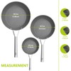 3-Piece Nonstick Frying Pan Set – Includes 8", 9.5" &