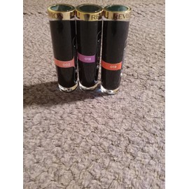 Revlon Super Lustrous Shine Lip Stick-002, 018, 019  11oz. (3 Pack)