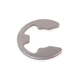 Tiardey 400 Pcs E-Clip Circlips Snap Set Stainless Steel 13 Size Retaining Snap Opening Ring Circlip with Plastic Box（1.5-15mm）