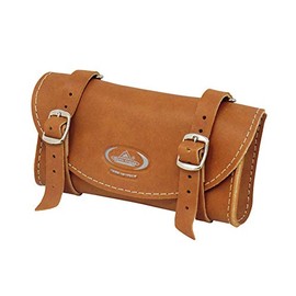 Selle Montegrappa Cucuba Saddle Bag Leather Bicycle Bag Unisex 100% Made In Italy 0016 (Colour: Honey)
