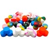 pizety Silicone 100 Pcs 3ML Non-Stick Containers Multi Use Storage