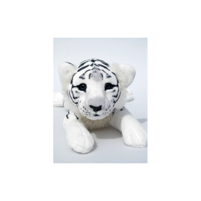 Wagner 2042 Plush Toy Tiger Baby Lying Down White 50