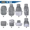 ZOMAKE Outdoor Backpack, Folding Backpack, Waterproof, 6.5 gal (25 L),