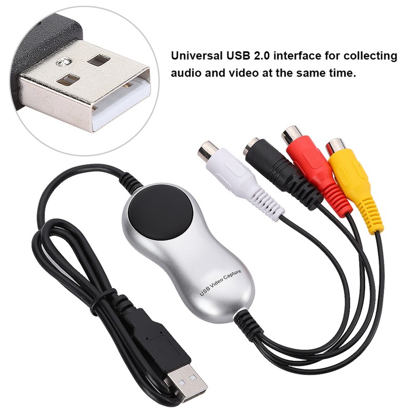 USB 2.0 Driver Free Video Capture Acquisition Card for Windows