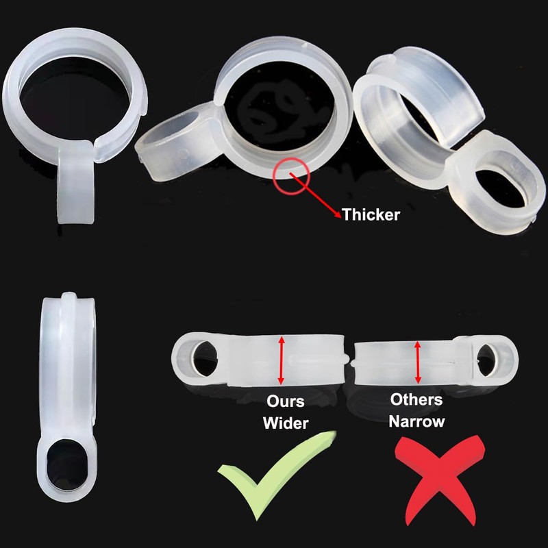 20 Pieces Windproof Hanger Hooks,Non-Slip Clothes Hanger Buckle Clip,Laundry Hanging