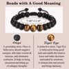 TEVOP 21st Birthday Gifts for Men, Tiger Eye Stone Bracelet