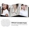 LALAFINA 2 Pairs Sweat Absorbent Pads for Underarms Washable Cotton