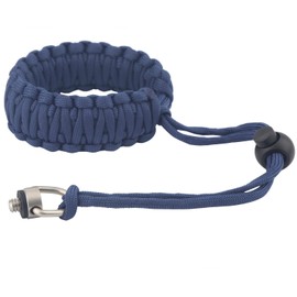 Rigdance Paracord Camera Wrist Strap Lanyard with Screw for DJI Osmo Pocket 3, for Insta 360 X3, X4, X2, Universal Hand Strap for DSLR Cameras, Action Cameras, Selfie Sticks(Grayish-blue)