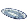 Blue Rose Polish Pottery Kalina Large Oval Platter
