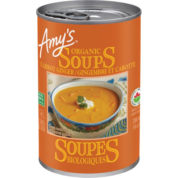 Amy's Kitchen Organic Carrot Ginger Soup 398 mL