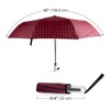 Nollia Windproof Automatic Travel Umbrella, Compact Portable with Reinforced Ribs