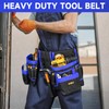 Tool Belt,Magnetic Tool Pouch,27-Pockets Heavy Duty Tool Belts for Men,Detachable