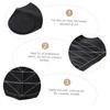 WOONEKY Leather Shawl Cloth Hair Neck Tray for Hair Washing