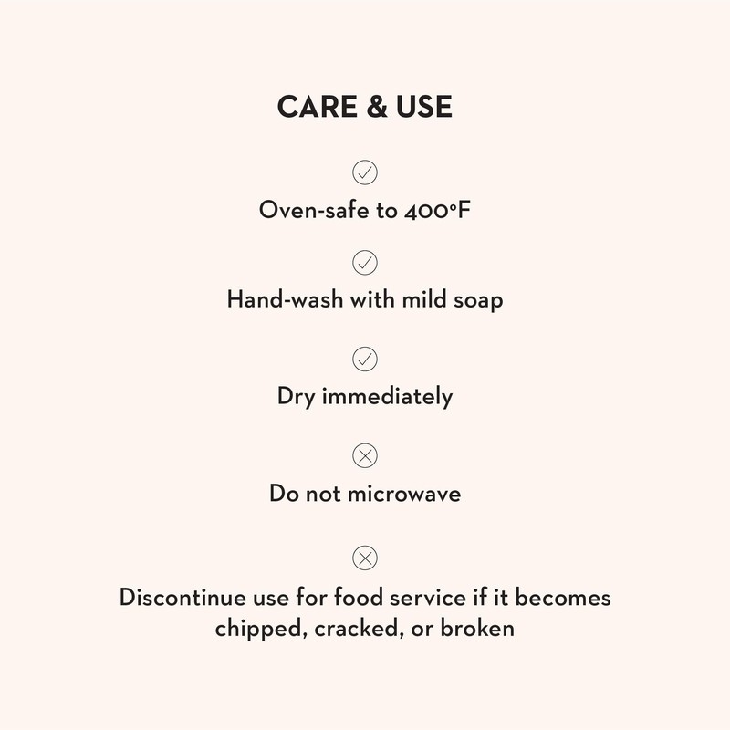 MACKENZIE-CHILDS Enamel Baking Pan for Oven, Rectangular Oven Pan, 9"