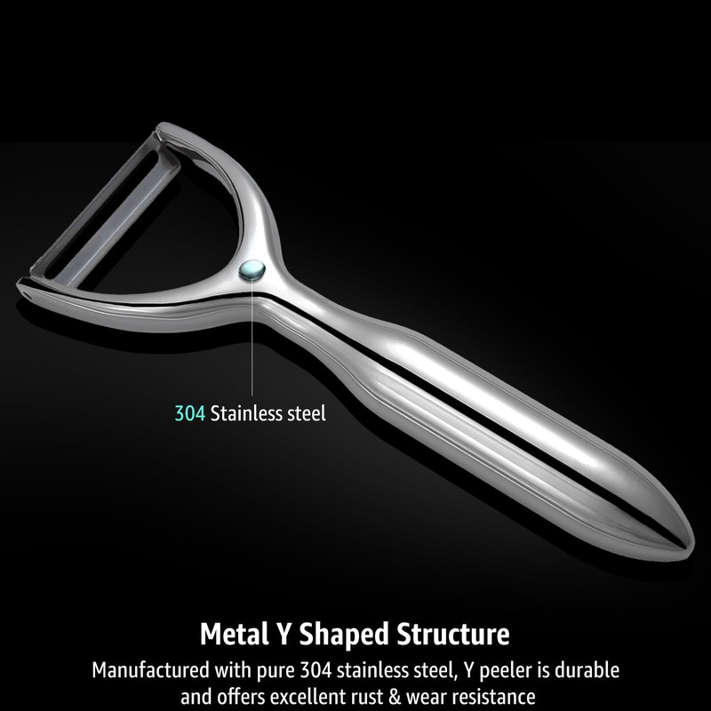 Yoofei Y-Shaped Stainless Steel Vegetable Peeler for Potato Carrot Cucumber