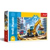 Trefl - Backhoe Loader - Puzzle 60 Pieces - Colourful