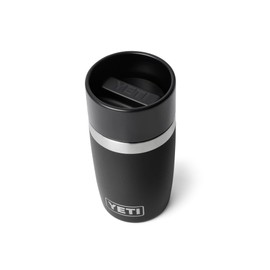 YETI Rambler 8 oz (236 ml) Travel Bottle with 100% Leak-Proof HotShot Lid, Vacuum Insulated Stainless Steel Thermal Flask - Black