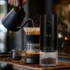 Electric coffee grinder with 38 adjustable grind settings, 1500 mAh