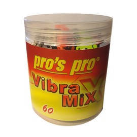 Pro's Pro Vibra Mix Tennis Damper Vibration Dampener Tennis Racket Pack of 60