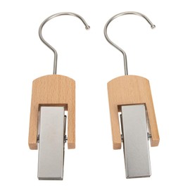 NOLITOY 2pcs Multi-Functional Clothes Hook Clips Creative Hat and Coat Hangers Design for Home Organization for Storing Clothing and Accessories