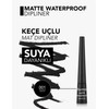 Flormar Matte Waterproof Dipliner Black - Waterproof & Highly Pigmented