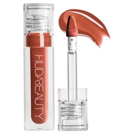 Huda Beauty Faux Filler Extra Shine Lip Gloss - Foxy (Caramel Brown) - .13 fl oz / 3.9 mL