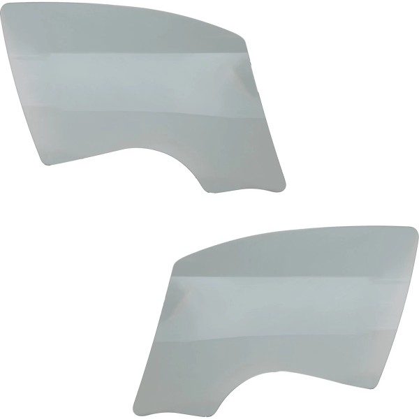 Evan-Fischer Pair Door Glasses Set of 2 Front Driver &