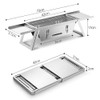 Portable Charcoal Grill, Foldable BBQ Grill Barbecue Grill Stainless Steel